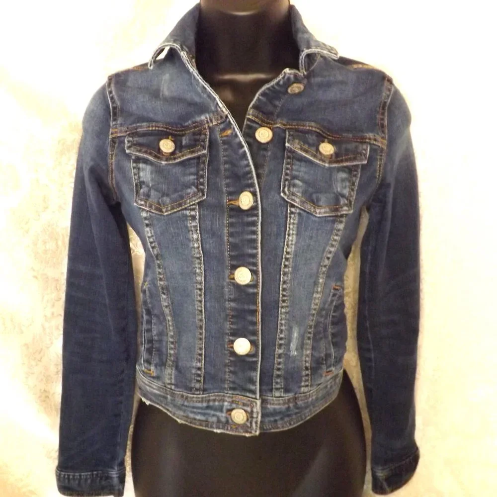 Aeropostale Jean Jacket- Women's XS - Picture 1 of 14